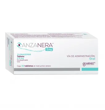 ANZANERA COLNAZEPAM 2 MG 30 TABLETAS