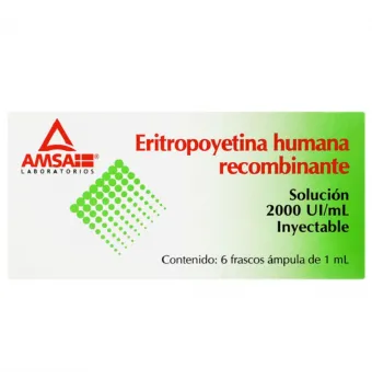 Eritropoyetina Humana 2000 UI/ML AMSA | Mejor Precio