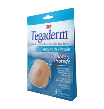 Tegaderm 101X120Mm Con 4 Apositos | Material de Curación