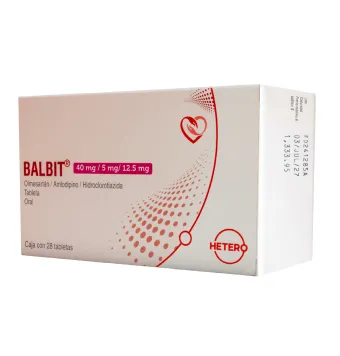 Balbit 40 mg/5 mg/12.5 mg Con 28 Tab | Buen Precio