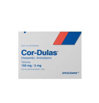 Cor-Dulas 150 mg/5 mg Con 28 Tabs | Buen Precio