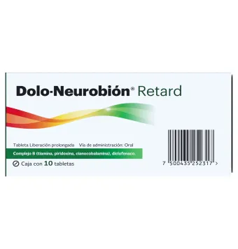 Dolo Neurobion Retard Tab 10 | Buen Precio en Farmacia Gloria
