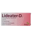 Lideater-D Lp 2.5/20 mg 10 Caps | Buen Precio
