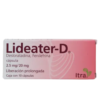 Lideater-D Lp 2.5/20 mg 10 Caps | Buen Precio