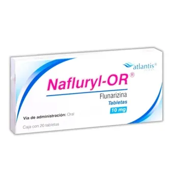 Nafluryl-OR 10 mg, 20 tabletas | Farmacia Gloria