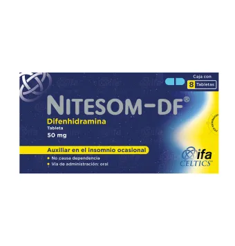 Nitesom-Df 50 mg Con 8 Tabletas | Buen Precio