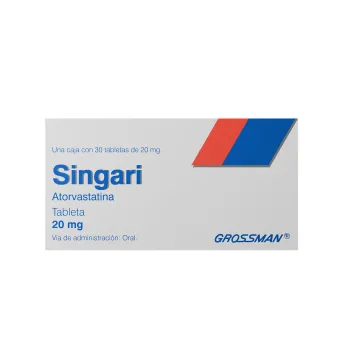Singari 20 mg Tab 30 | Buen Precio en Farmacia Gloria