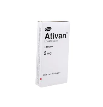 Ativan 2 mg Tab 40 C-Ii | Buen Precio en Farmacia Gloria