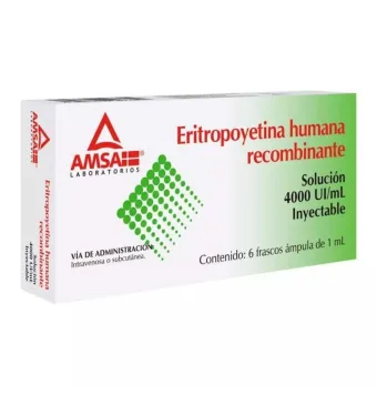 Eritropoyetina Humana Rec 4000Ui Amsa | Buen Precio