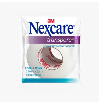 Transpore 2.5 X 9.10 Mts Nexcare 3M | Material de Curación