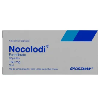 Nocolodi 160 mg 30 Cápsulas | Buen Precio en Farmacia Gloria