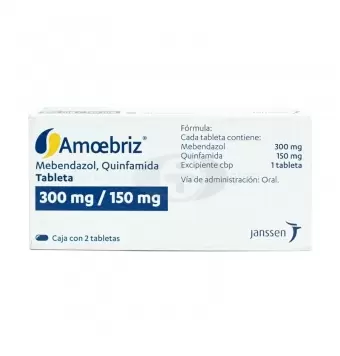 AMOEBRIZ 300MG/150MG CON 2 TABLETAS