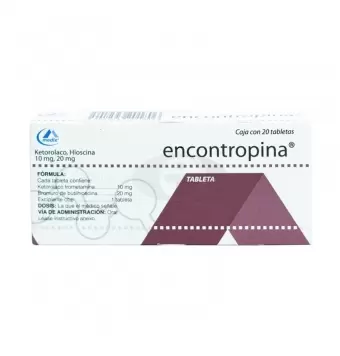 ENCONTROPINA 10MG/20MG CON 20 TABLETAS