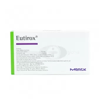 EUTIROX 75 MCG CON 50 TABLETAS (1)