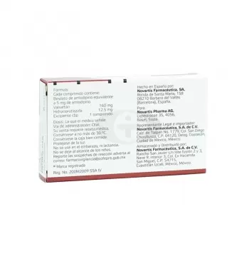 EXFORGE HCT 5MG/160MG/12.5MG CON 28 COMPRIMIDOS (1)