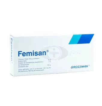FEMISAN 400MG/100MG/5G CREMA VAGINAL CON 30 G Y 6 APLICADORES (1)