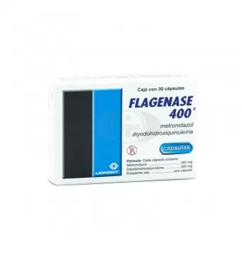 FLAGENASE 400 MG CON 30 CÁPSULAS (1)