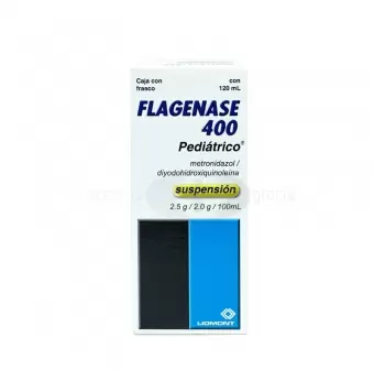 FLAGENASE 400 MG PEDIÁTRICO SUSPENSIÓN CON 120ML (1)
