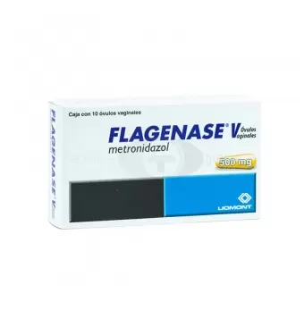 FLAGENASE V 500 MG CON 10 ÓVULOS