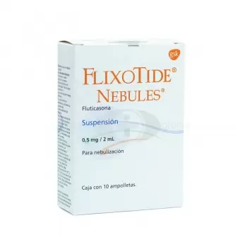 FLIXOTIDE NEBULES 0.5MG/2ML CON 10 AMPOLLETAS