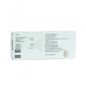 FOSAMAX PLUS 70MG/2800UI CON 4 COMPRIMIDOS (1)