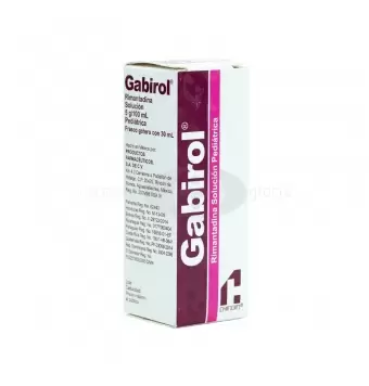 GABIROL PEDIÁTRICO 5GR/100ML SOLUCIÓN GOTAS CON 30 ML (1)
