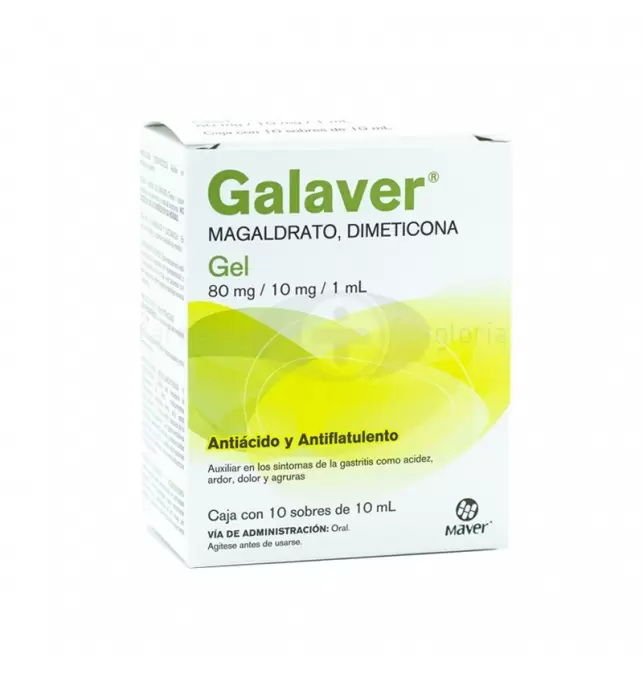 GALAVER GEL CON 10 SOBRES
