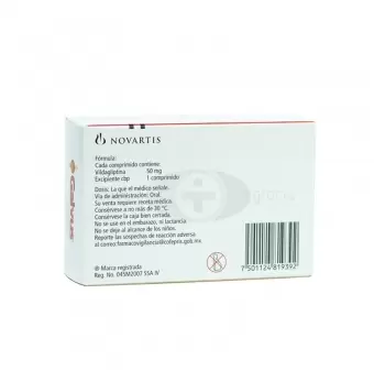 GALVUS 50 MG CON 56 COMPRIMIDOS (1)