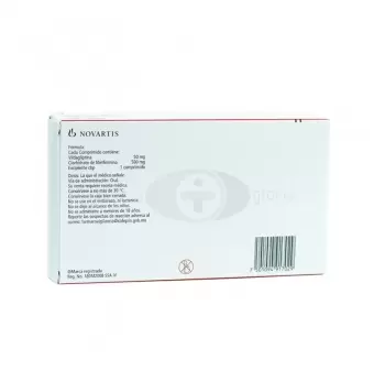 GALVUS MET 50MG/500MG CON 30 COMPRIMIDOS (1)