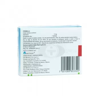 GANGLIOSIDE 5 MG CON 20 TABLETAS (1)