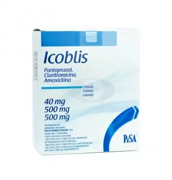 ICOBLIS 40MG/500MG CON 7 TABLETAS