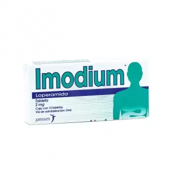 IMODIUM 2 MG CON 12 TABLETAS