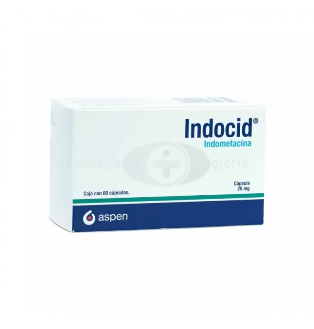 INDOCID 25 MG CON 60 CÁPSULAS