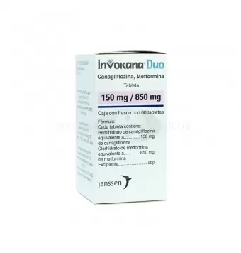 INVOKANA DUO 150MG/850MG CON 60 TABLETAS