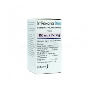 INVOKANA DUO 150MG/850MG CON 60 TABLETAS (1)