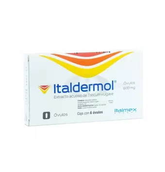 ITALDERMOL 600 MG CON 6 ÓVULOS (1)