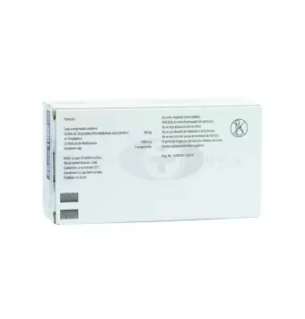 JANUMET 50MG/1000MG CON 56 COMPRIMIDOS (1)