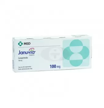 JANUVIA 100 MG CON 28 TABLETAS