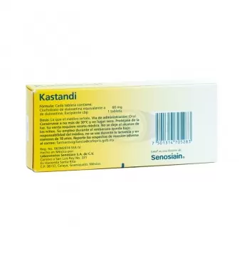 KASTANDI 60 MG CON 28 TABLETAS (1)