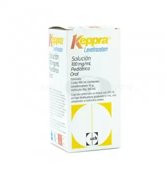 KEPPRA 100MG/ML SOLUCIÓN CON 150 ML