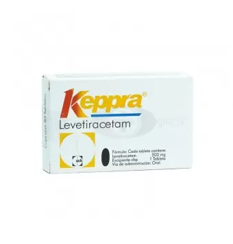 KEPPRA 500 MG CON 30 TABLETAS (1)