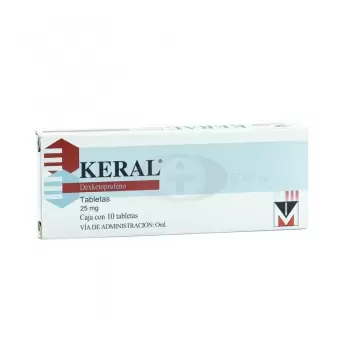 KERAL 25 MG CON 10 TABLETAS