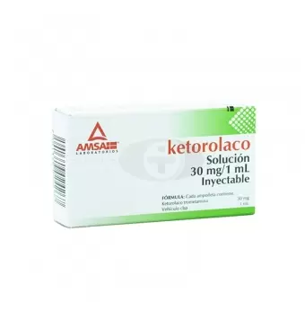 KETOROLACO 30 MG CON 3 AMPOLLETAS (1)