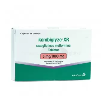 KOMBIGLYZE XR 5MG/1000MG CON 28 TABLETAS