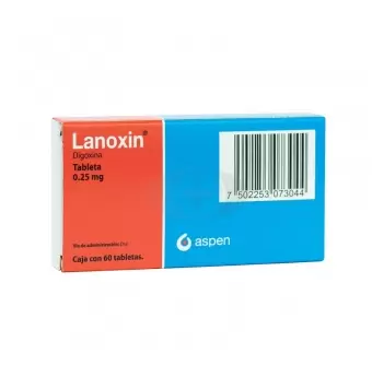 LANOXIN 0.25 MG CON 60 TABLETAS (1)