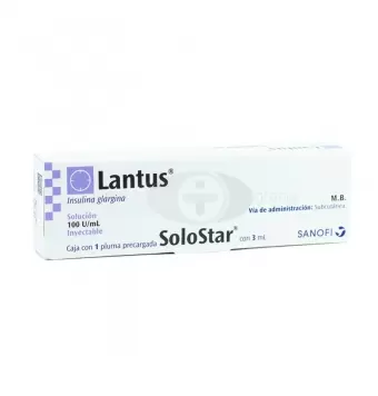 LANTUS SOLOSTAR 3 ML CON 1 CARTUCHO