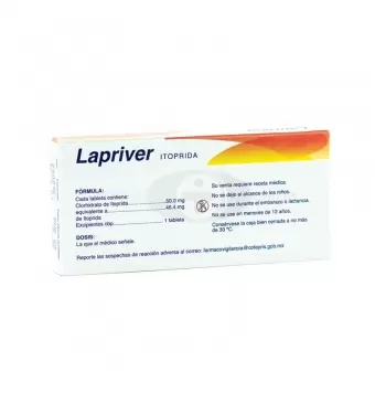 LAPRIVER 50 MG CON 30 TABLETAS (1)