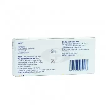 LASIX 40 MG CON 24 TABLETAS (1)