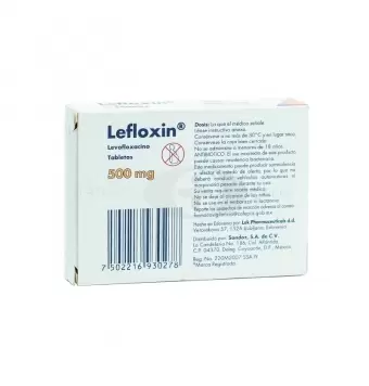 LEFLOXIN 500 MG CON 7 TABLETAS (1)