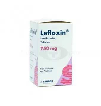 LEFLOXIN 750 MG CON 7 TABLETAS